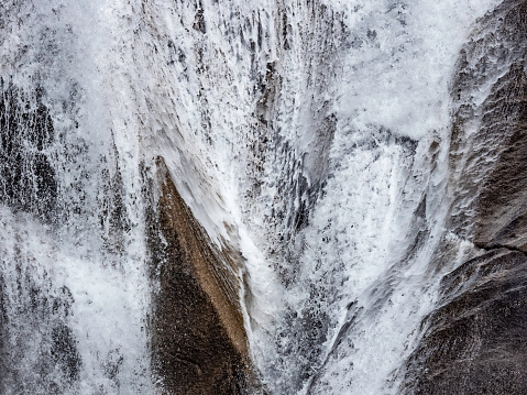 Abstract close up of Eurobin Falls Mount Buffalo National Park