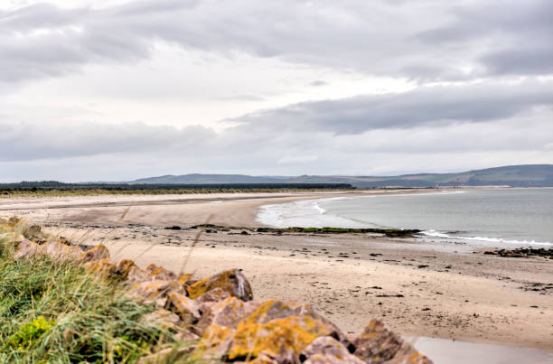 istock Seaside views on the shores alongside the Nairn Golf Course 1728932052