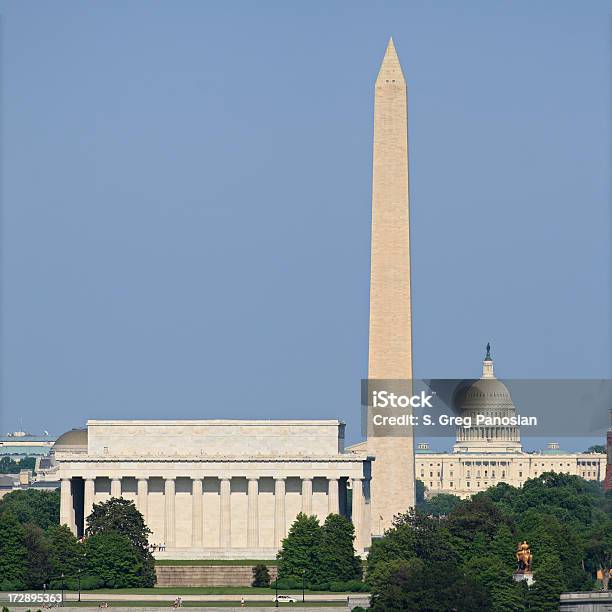 Die Washington Monuments Stockfoto und mehr Bilder von Washington DC - Washington DC, Monumente, Washingtondenkmal