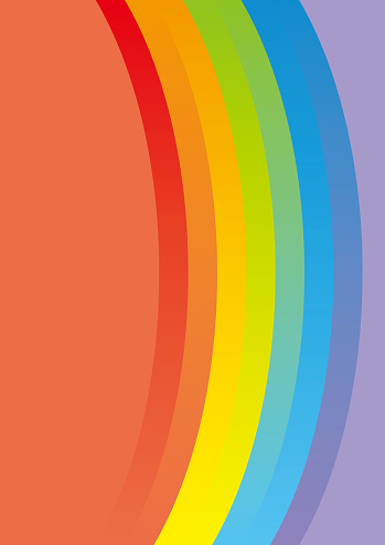 Simple rainbow pattern background image