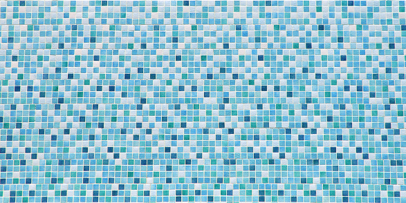 istock Blue and white bathroom tile background 172895896
