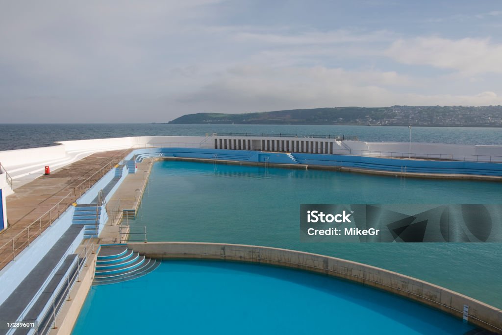 Piscina ao ar livre, Penzance, Cornualha, Inglaterra - Foto de stock de Penzance royalty-free