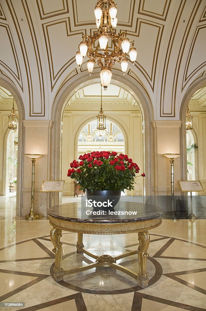 Elegante Hotel-Lobby - Lizenzfrei Hotel Stock-Foto