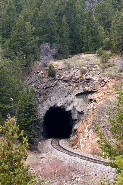 túnel de tren - train tunnel fotografías e imágenes de stock