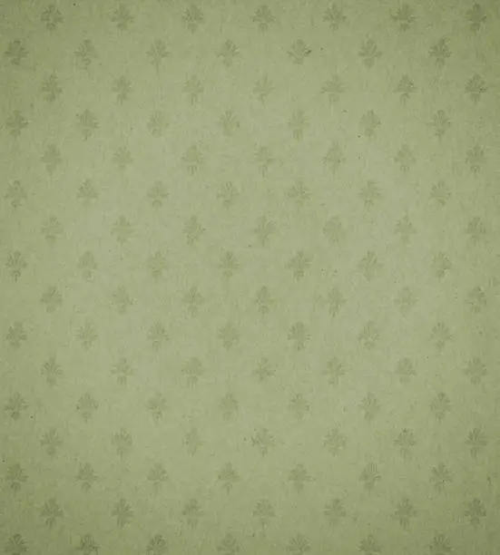 Photo of green textured paper with symbol background texture