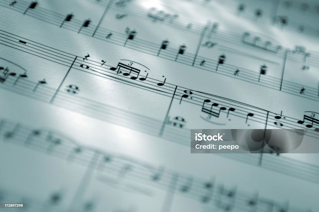 Hoja de partitura de la serie - Foto de stock de Hoja de Partitura libre de derechos