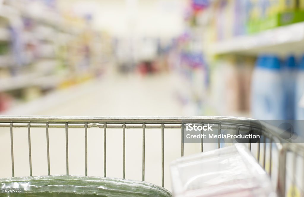 Supermercado - Foto de stock de Carrito de la compra libre de derechos
