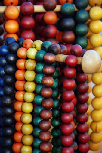Wooden beads necklaces