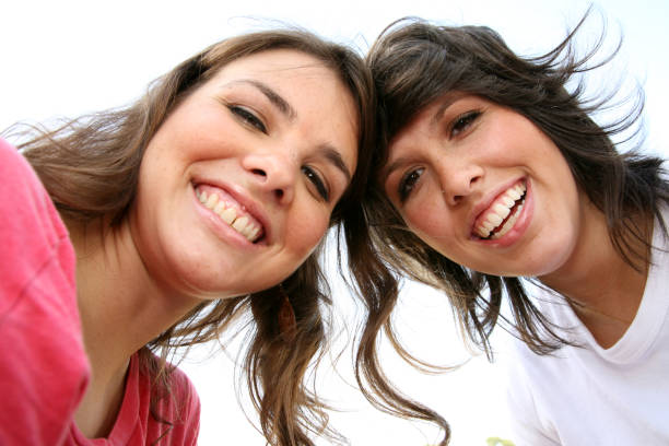 istock Happy Fun Smiling Young Women Come Together 172898372