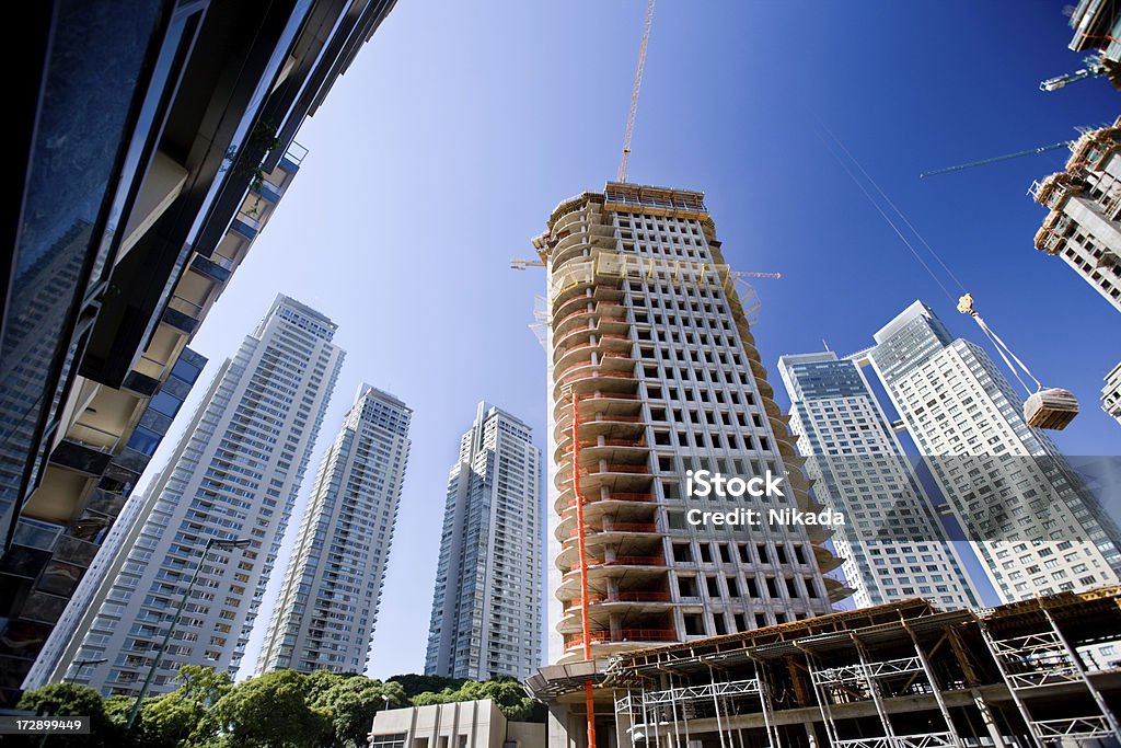 Nuevo negocios towers - Foto de stock de Acero libre de derechos