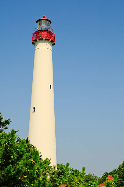 Cape May Lighthouse stock photo