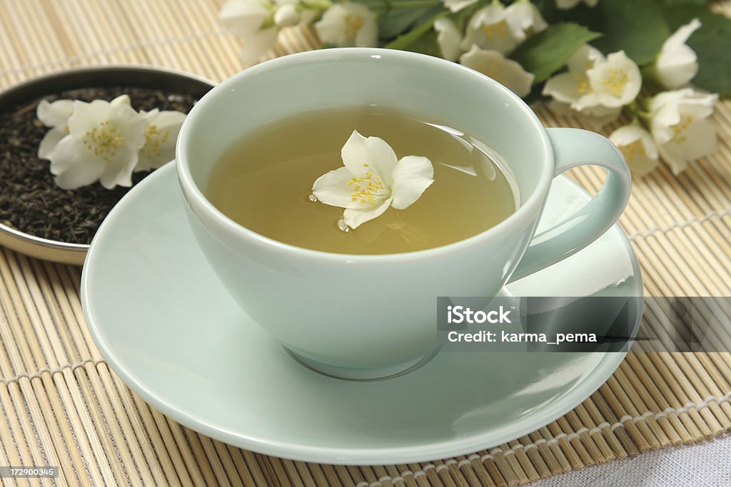 organic Tè di gelsomino - Foto stock royalty-free di Alimentazione sana