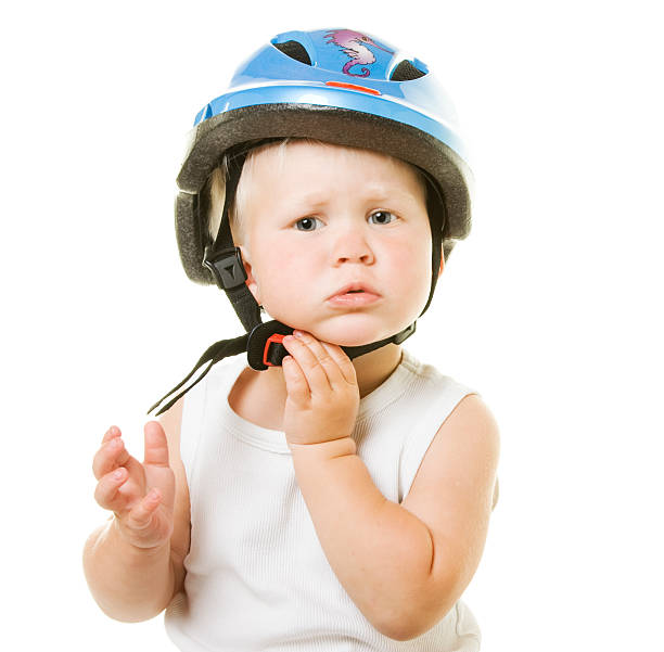 istock Child with Cycling Helmet 172900680