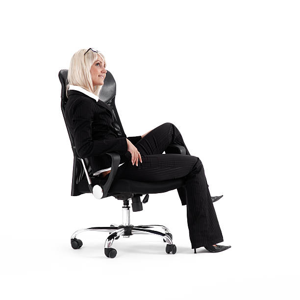istock Business woman looking up 172900748