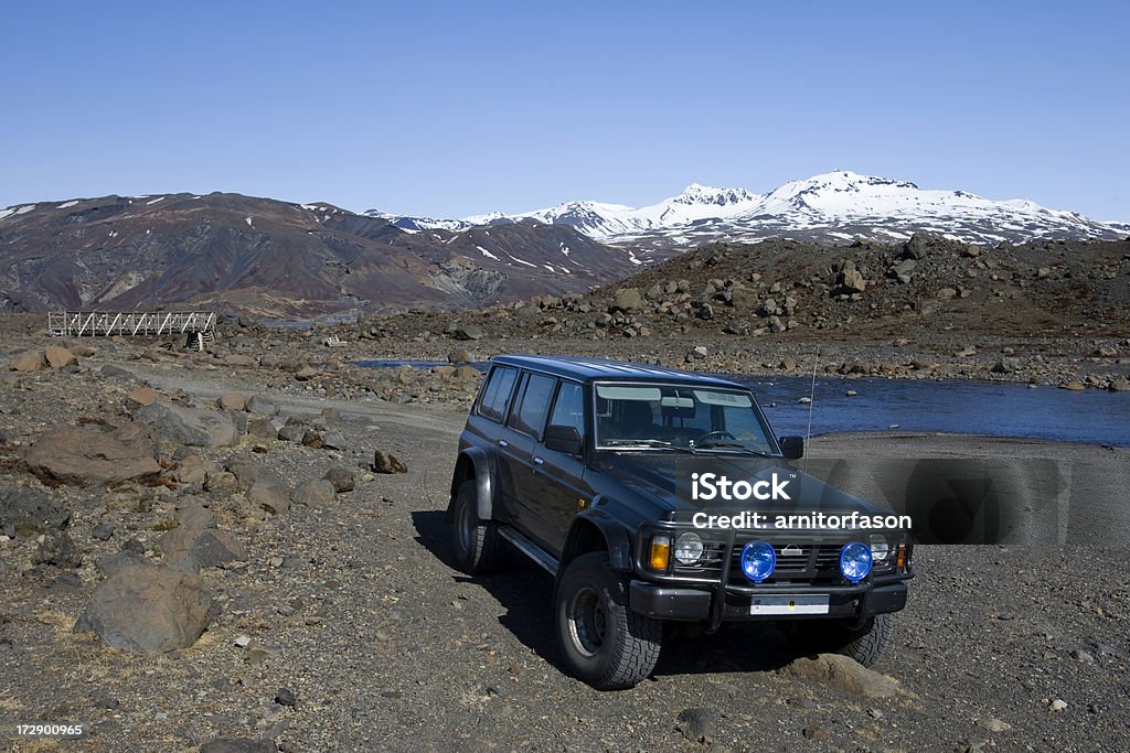 Jeep na Islândia - Foto de stock de Veículo todo-terreno royalty-free