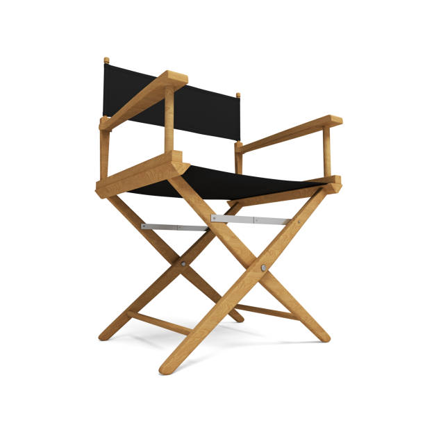 istock Director's Chair on White Background 172901012