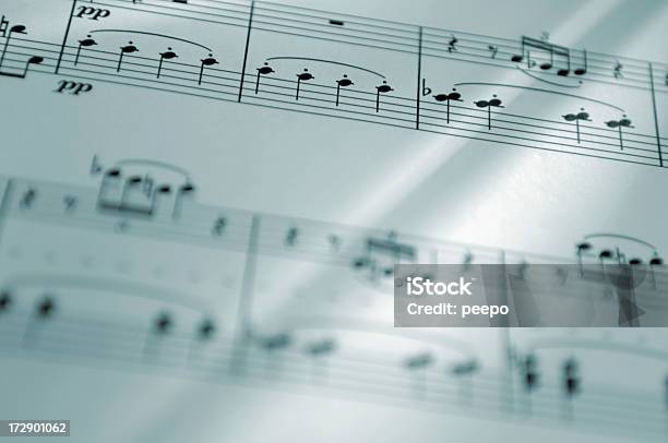 Musiknotenserie Stockfoto und mehr Bilder von Akkord - Akkord, Bass-Schlüssel, Bildschärfe
