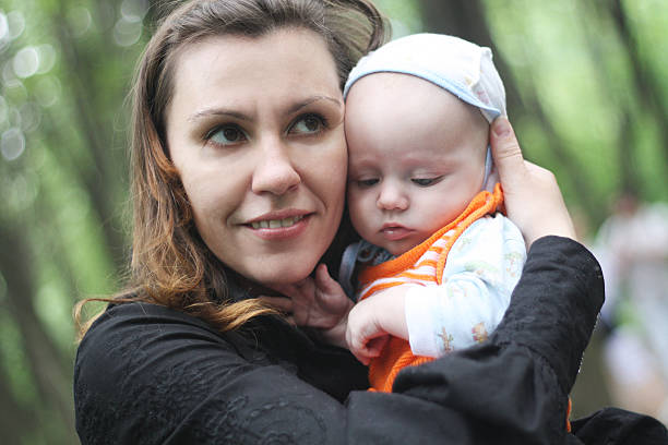 istock Baby and mom, happy moments 172901147