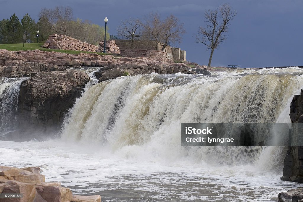 Sioux Falls South Dakota cascadas - Foto de stock de Agua libre de derechos
