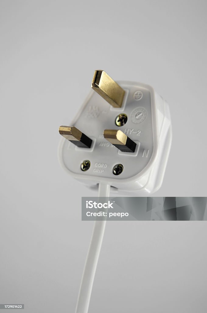 Elektrische series - Lizenzfrei Dreipoliger Stecker Stock-Foto