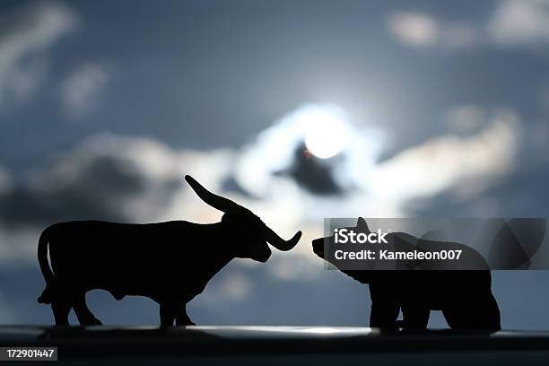 Bull And Bear Market Stock Photo - Download Image Now - Bear, Bull - Animal, New York Stock Exchange