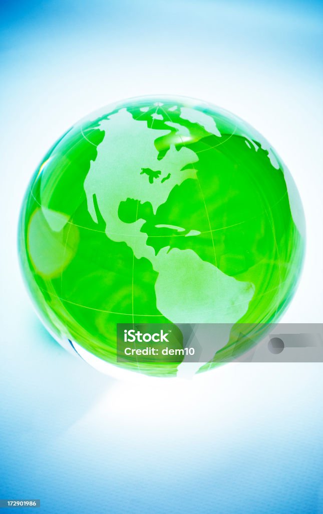 Green Globe - Foto de stock de As Américas royalty-free