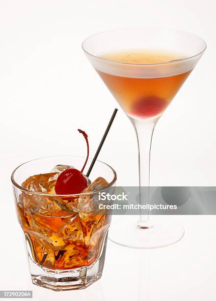 Manhattan Stockfoto und mehr Bilder von Cocktail - Cocktail, Kirsche, Manhattan-Cocktail
