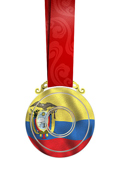 istock Medal with Ecuador's flag 172902489