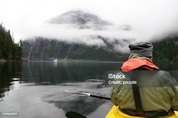 Misty Kajak Stockfoto und mehr Bilder von Kälte - Kälte, Alaska - US-Bundesstaat, Kajakdisziplin
