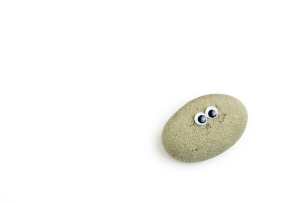 A replica (made by me) of the fad Rocks of the '70s. Isolated on white.