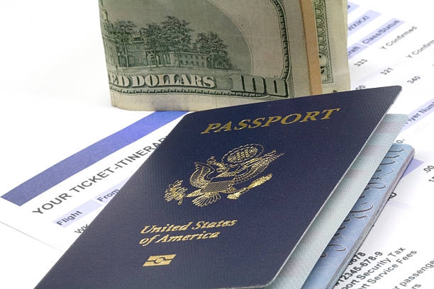 istock Passport, Itinerary and money 172903651
