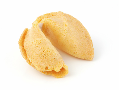 A high resolution cracked fortune cookie taken with a macro lens.\u2028http://www.banksphotos.com/LightboxBanners/Food.jpg