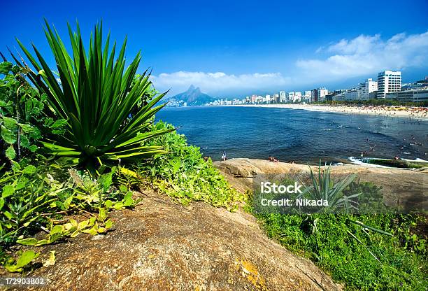 Strand Von Ipanema Stockfoto und mehr Bilder von Rio de Janeiro - Rio de Janeiro, Strand von Ipanema, Anhöhe