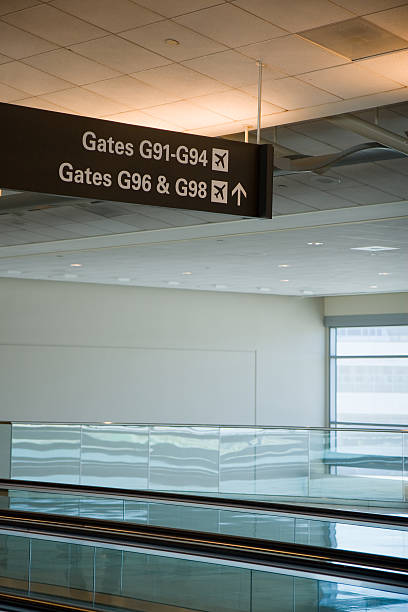 istock Airport Gate and Baggage Claim Sign 172904208