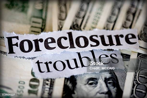 Foreclosures - Fotografie stock e altre immagini di Pignoramento - Pignoramento, Affari, Bancarotta