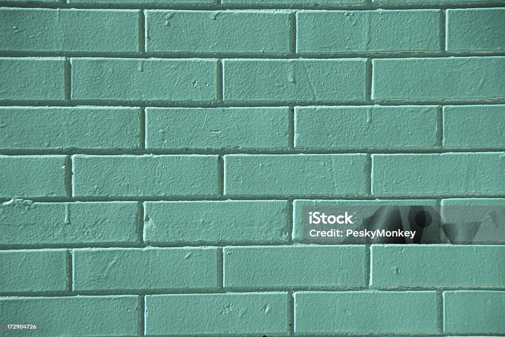 Jasny zielony Mur z cegły - Zbiór zdjęć royalty-free (Abstrakcja)