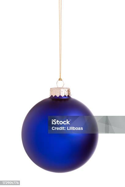Bolas De Navidad Aislado Foto de stock y más banco de imágenes de Adorno de navidad - Adorno de navidad, Azul, Recortable