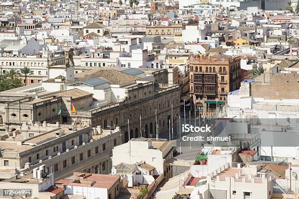 Sevilla City Hall Auf Der Plaza San Francisco Von Oben Stockfoto und mehr Bilder von Andalusien