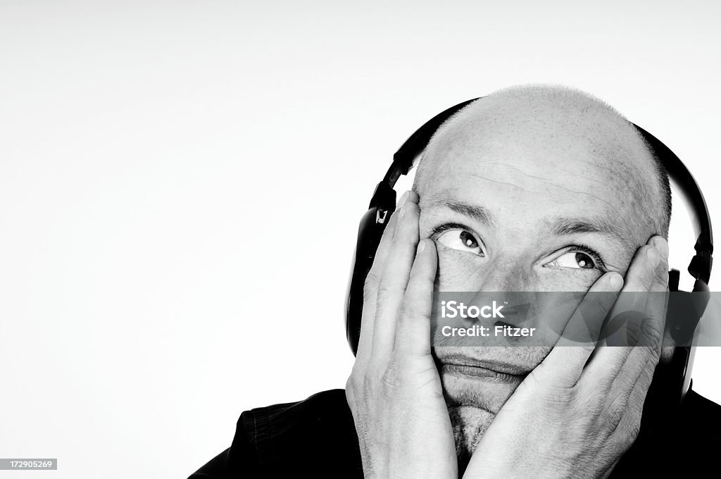 bad musica uomo - Foto stock royalty-free di Ascoltare