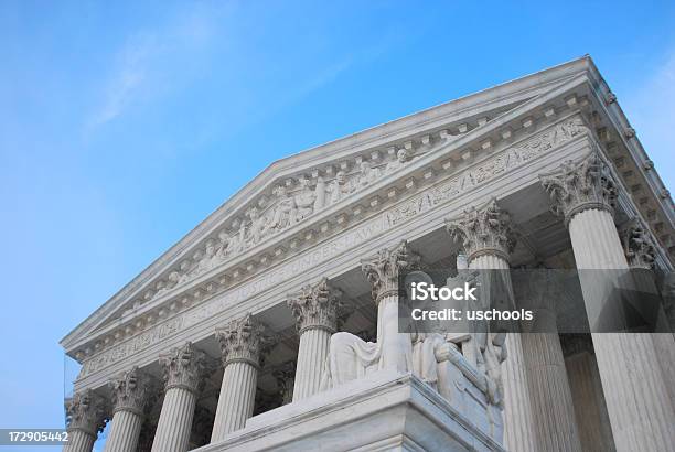 Corte Suprema - Fotografie stock e altre immagini di Corte Suprema - Capitol Hill - Corte Suprema - Capitol Hill, The Mall - Washington DC, Washington DC