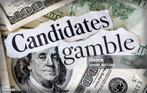 I Candidati Gamble - Fotografie stock e altre immagini di Elezione - Elezione, Shock, Valuta