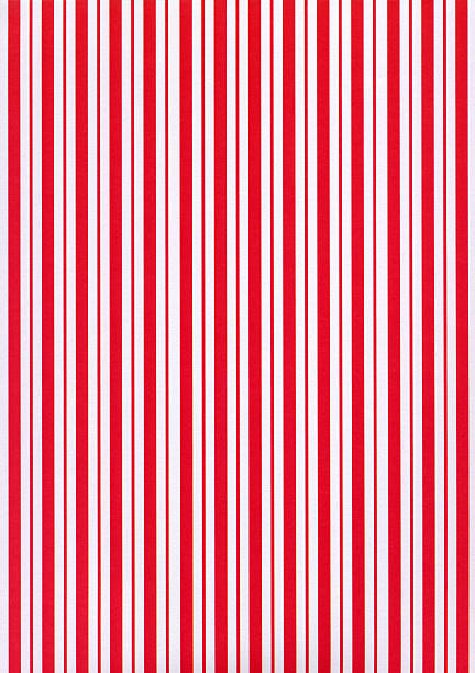 Red & White Stripes stock photo