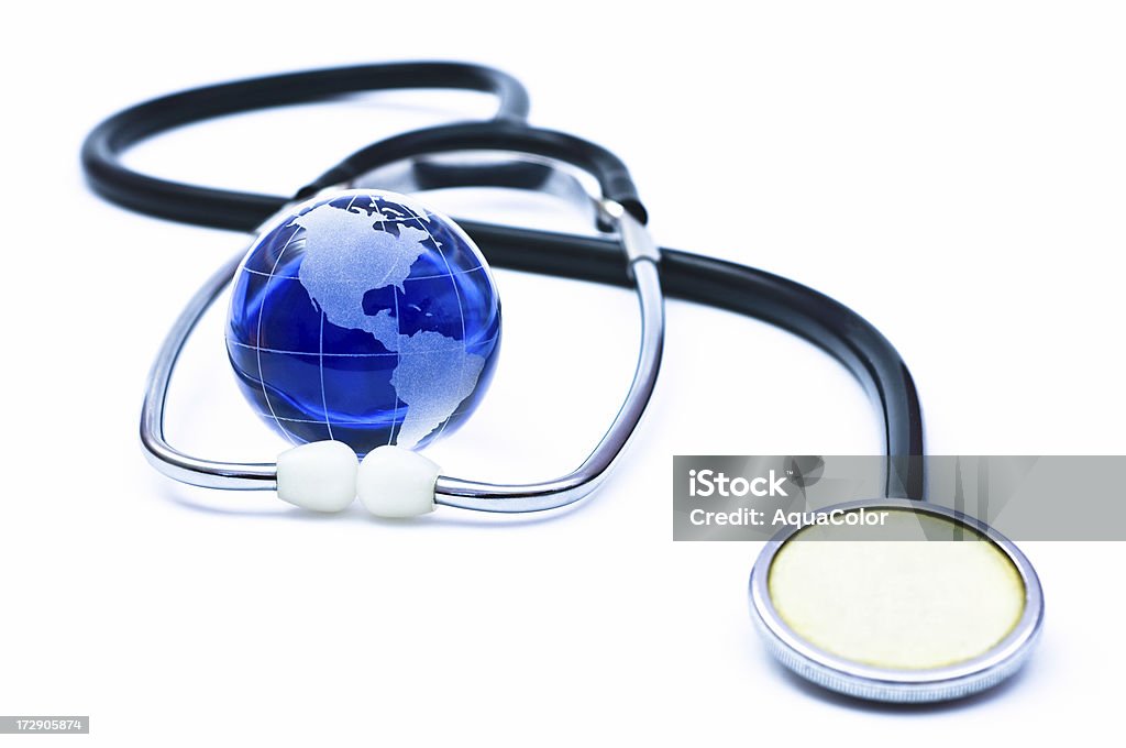 Глобальный здравоохранения - �Стоковые фото Белый роялти-фри