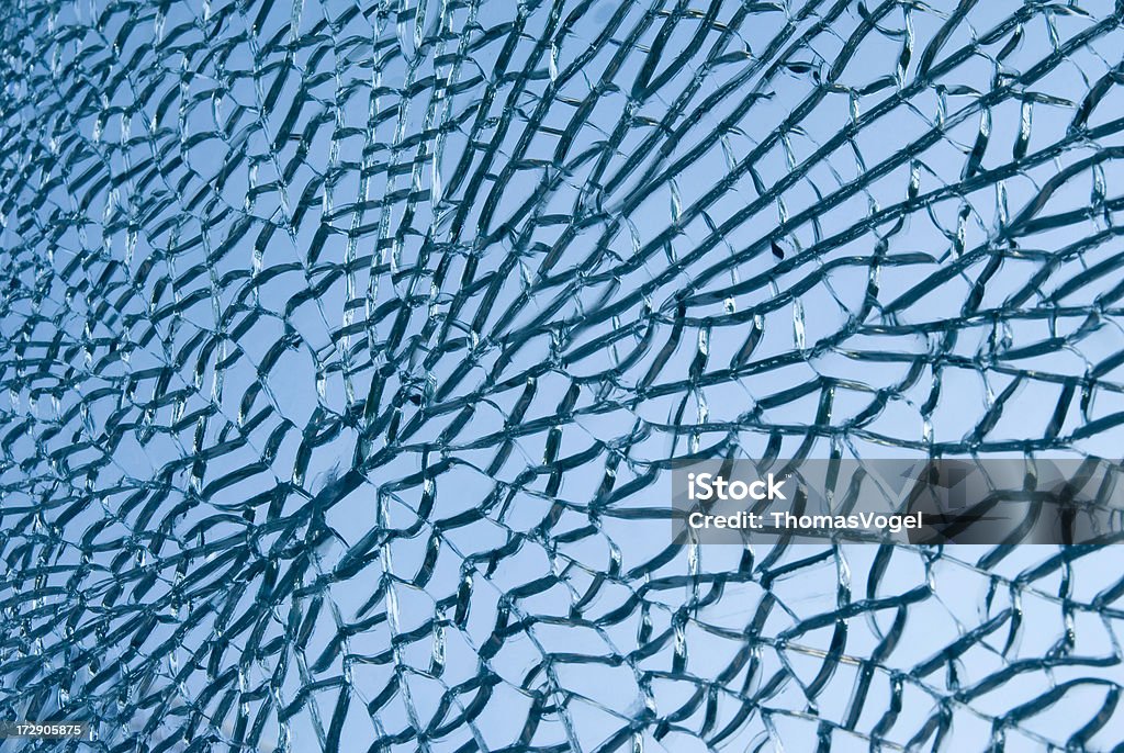 Взорванное безопасности стекло - Стоковые фото Абстрактный роялти-фри