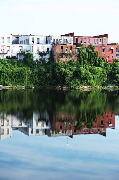 Travel Selma, Alabama Reflection stock photo