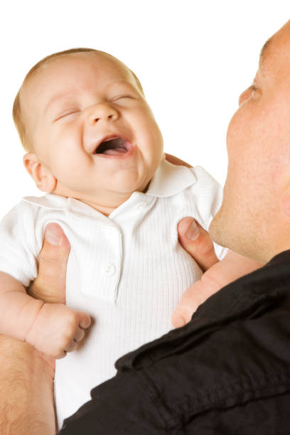 istock Smiling Cute Baby with Father 172905978