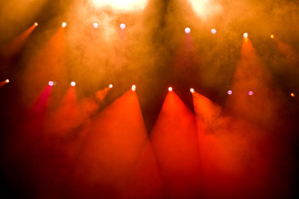 stage lights colorfull lights in a rock concert circus stock pictures, royalty-free photos & images