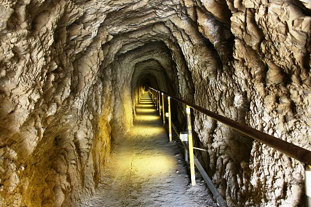 istock Long tunnel view in Diamond Head Crater Hawaii 172906790