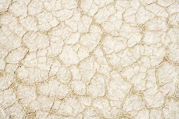 Parched Earth "Close-up photo of the Bonneville Salt Flats near Wendover, NV." bonneville salt flats stock pictures, royalty-free photos & images