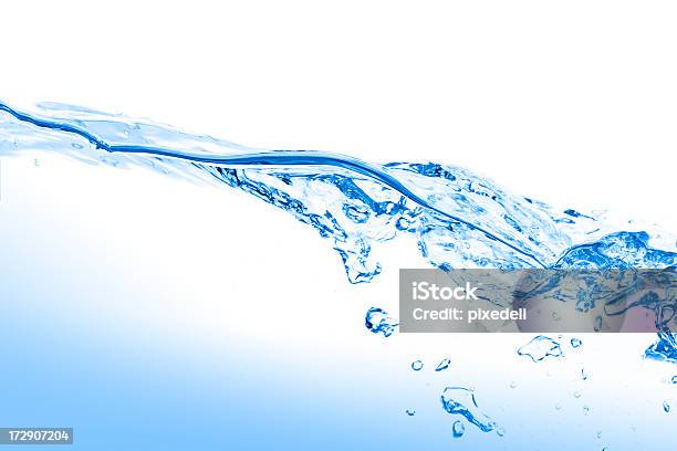 Blaue Wasser Planschen Wellen Und Wasser Stockfoto und mehr Bilder von Blase - Physikalischer Zustand - Blase - Physikalischer Zustand, Blau, Flüssig